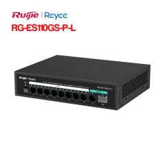 Unmanaged switch 8 cổng PoE RUIJIE REEYE RG-ES110GS-P-L