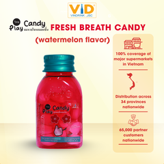 Play Candy Fruit-Flavored Fresh Breath Candy 22g