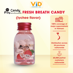 Play Candy Fruit-Flavored Fresh Breath Candy 22g