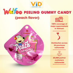 Wolfoo Fruit-Flavored Peeling Gummy Candy 20g