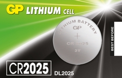 GP Lithium Coin Cell CR2025 GPCR2025-2CPU5
