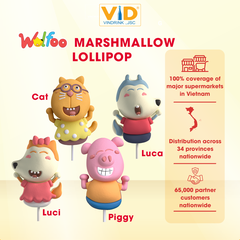 WOLFOO MARSHMALLOW LOLLIPOP