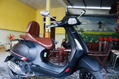 Yên Xe Tựa Lưng Cho Vespa – Màu Nâu Trơn _ VESPA-TL03-BROWN