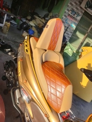 Yên Xe Tựa Lưng Cho Honda PCX - Màu Đặc Biệt _ PCX-TL03-GOLD
