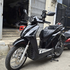 Yên Xe Tựa Lưng Cho DatBike Quantum Đen _ QUANTUM-TL03-BLACK