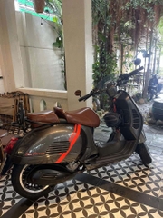 Yên Đôi Vespa Cao Cấp – Màu Nâu Bóng Đậm _ VESPA-V16-BROWN