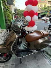 Yên Đôi Vespa Cao Cấp – Da Bò Thật _ VESPA-VB01-BROWN