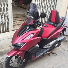 Yên Xe Tựa Lưng Cho Honda Vario Đỏ Đen _ VARIO-TL03-RED