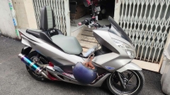 Yên Xe Tựa Lưng Cho Honda PCX – Phiên Bản Màu Đen-Xám _ PCX-TL03-GREY