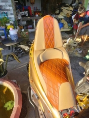 Yên Xe Tựa Lưng Cho Honda PCX - Màu Đặc Biệt _ PCX-TL03-GOLD