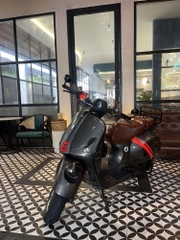 Yên Đôi Vespa Cao Cấp – Màu Nâu Bóng Đậm _ VESPA-V16-BROWN