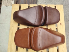 Yên Đôi Vespa Cao Cấp – Da Bò Thật _ VESPA-VB01-BROWN