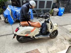 Yên Đôi Vespa Cao Cấp – Da Bò Thật _ VESPA-VB01-BROWN