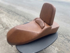 Yên Xe Tựa Lưng Cho Vespa –  Da Bò Thật Cao Cấp _ VESPA-TL03-BROWN