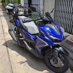 Yên Độ Yamaha NVX Cao Cấp Đen Xám _ NVX-G06-GREY