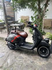 Yên Đôi Vespa Cao Cấp – Màu Nâu Bóng Đậm _ VESPA-V16-BROWN