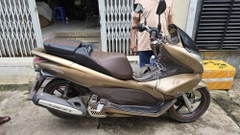 Yên Xe Tựa Lưng Cho Honda PCX –  Màu Đen-Nâu _ PCX-TL03-BROWN