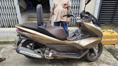 Yên Xe Tựa Lưng Cho Honda PCX –  Màu Đen-Nâu _ PCX-TL03-BROWN