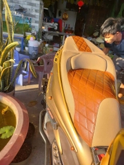 Yên Xe Tựa Lưng Cho Honda PCX - Màu Đặc Biệt _ PCX-TL03-GOLD