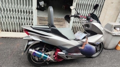 Yên Xe Tựa Lưng Cho Honda PCX – Phiên Bản Màu Đen-Xám _ PCX-TL03-GREY