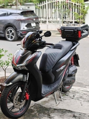 Yên xe kiểu thể thao cho xe sh các đời - êm ái và độc đáo _ SH-G09-BLACK
