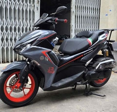 Yên Xe Kiểu Xe NVXV1 V2 V3 Thể Thao - Đen Cờ Ý _ NVX-G06-BLACK