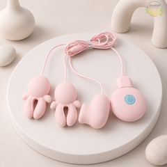 Trứng Rung Massage Núm Vú, Hột Le Lilo Lulu
