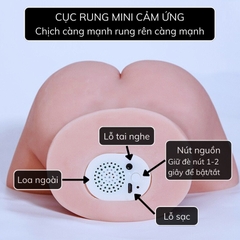 Mông Giả Rung Rên Cảm Ứng Biggy 5.5kg