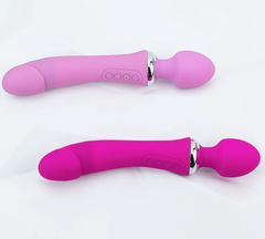 Máy massage điểm G rung 2 đầu Double End ấm nóng pin sạc