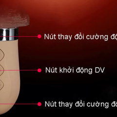Dương Vật Giả 8 Chế Độ Rung Thụt Tỏa Nhiệt Da Nâu Siêu Mềm