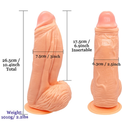 Dương Vật Giả Big Size B154 26.5cm (Size Khủng Gắn Tường & Chất Liệu PVC Cao Cấp)