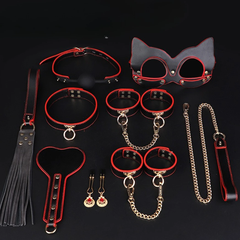 Set BDSM Cao Cấp Black Red Luxury