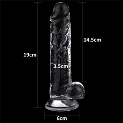 Lovetoy Flawless Clear 7.5 Inch Trong Suốt Độc Đáo