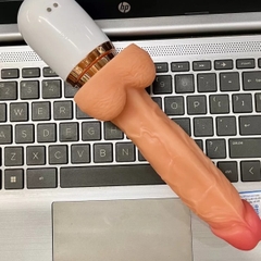 Dương Vật Giả Đa Năng Hít Tường Rung Thụt Nhiều Chế Độ Phát Nhiệt