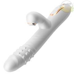 Dildo Cao Cấp Magic Spin & Thrust - Rung Thụt & Bi Xoay 3 trong 1