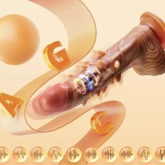 Dương Vật Giả Có Đế Gân Gai Rung Thụt, Sưởi Ấm
