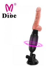 Dương Vật Giả Tự Động Rung Thụt Siêu Mạnh - Sưởi Ấm - Điều Khiển Từ Xa - Dán Tường - Dibe