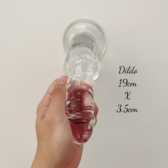 Dương Vật Giả Trong Suốt Suông Đẹp Dẻo Dai (Silicone Pha Lê Cao Cấp & Kháng Nước)