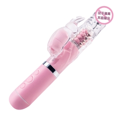 Dương Vật Giả Rung Xoay Pin Sạc Tai Thỏ Mizzzee