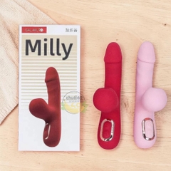 Dương Vật Giả Đa Năng Milly Có Nhánh Phụ Rung Hút Nhỏ Gọn