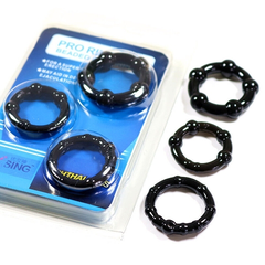 Bộ Vòng Đeo Dương Vật Silicone Stay Hard (Hỗ Trợ Cương Cứng Dày Hơn, Kéo Dài Thời Gian & Tăng Khoái Cảm)