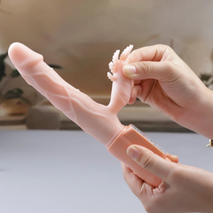 Dương Vật Giả Tỏa Nhiệt Lybaile Size Nhỏ Dildo Rung Ngoáy Kích Thích Kép Cho Phụ Nữ Việt