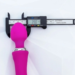 Máy Massage Điểm G Double End Rung 2 Đầu Ấm Nóng Pin Sạc