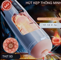 âm đạo giả đa năng hút kẹp phát nhiệt SPACE SEX