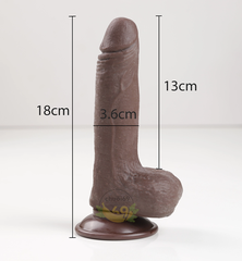 Dương vật Lovetoy Sliding Skin 7 inch 2 lớp tuột da châu phi mạnh mẽ