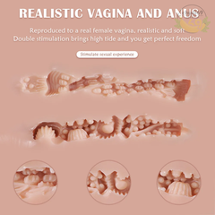 Búp Bê Nửa Người Fannie Real Sensation - 2 Cổng Đan Xen Siêu Thực