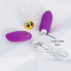 Trứng Rung Safiman Pin Sạc 7 Chế Độ Cực Mạnh