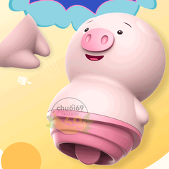 Lưỡi Liếm Con Lợn Mini Siêu Dễ Thương - Silicon Y Khoa