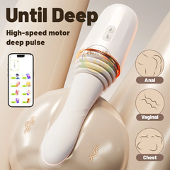 Máy Đẩy Dildo Cao Cấp Confidant - Điều Khiển Qua App, Rung & Thụt 4 trong 1