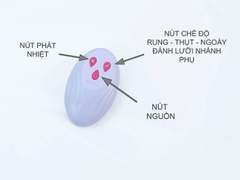 Dương Vật Giả Tỏa Nhiệt MUHA 2 Đầu Rung Thụt Ngoáy Điều Khiển Từ Xa
